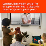 Poly Studio X30 4K Video & Audio Bar - All-in-One Conference System for Small Meeting Rooms | Works with Microsoft Teams, Zoom & More (Renewed)