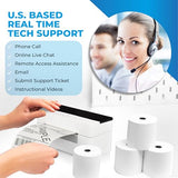 Arkscan 2054N-WF Mini WiFi Wireless Shipping Label Printer for iPhone Windows Mac Chromebook Android