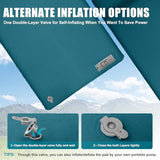 Self Inflating Sleeping Pad with Electric Pump for Camping, 3.14"Thick Memory Foam Sleeping Mats, Easy Inflate&Deflate,9.5 R-Value Insulated Camping Mattress with Pillow for Car Travel Tent, Dark Blue