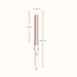 Conair Double Ceramic 1-Inch Long Barrel Curling Iron, 1-Inch Barrel Creates Classic Curls to Loose Waves, Hair Curler for Use on Short, Medium, & Long Hair, White/Rose Gold