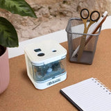 Products Electric Pencil Sharpener, Battery Powered Sharpener, 72 Count, Dual Holes Sharpeners for Standard No 2 Pencils