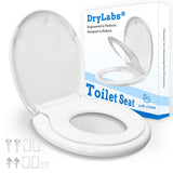 Round Toilet Seat with Built-In Toddler Seat 16.5" - Soft Close for Child & Adult, Potty Training Seat, Durable PP Toilet Seat, Easy Installation & Removal, Fits Most Toilet Bowls