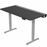 VIVO Electric 60 x 30 inch Standing Desk with Concealed Cable Trays and Full-Size Mouse Pad