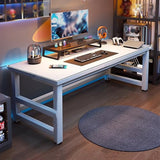Modern Industrial,Study Writing Table Gaming Desk,Standing Executive Desk PC Laptop Desk