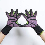 Grip Gardening Gloves Webbed Premium Rubber Stylish Thea Glove by Garden Freak (Small, Pastel Lilac,1 Pair)