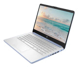 HP 14" Business Laptop Computer with 1-Year Office 365, Intel Quad-Core N150 Processor, 4GB RAM 640GB Storage (128GB UFS+512GB SD Card), Windows 11 Home, PLUSERA Earphones, Sky Blue
