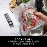 MEATER SE: 100% Wireless Smart Meat Thermometer | No Wires, No Fuss | 165ft Bluetooth Range | Dual Temp Sensors | Guided Cook System | Dishwasher Safe | Perfect for BBQ, Grill, Oven, Smoker