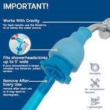 Shower Hose: Slip-On, No-Install Attachment for Shower Cleaning, Babies Rinseroo