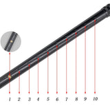 VISIONU Lightweight Foldable Forearm Crutch, Aluminum Walking Stick,Height Adjustable, Ergonomic Handle with Comfortable Grip 2ZG-02BM (Black)