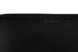 Prada Men's Saffiano Document Holder Black