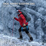 QEZER 0 Degree Down Sleeping Bag for Adults with 650 Fill Power for 27℉-0℉ Cold Weather Lightweight Sleeping Bag