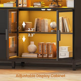 SEDETA 59" File Cabinet, 2 Drawers Filing Cabinets for Home Office fit Legal/Letter/A4 File