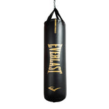 Everlast Elite 2 Nevatear Heavy Punching Bag Home Gym Equipment with Dual Hanging Strap and Swivel Mount for Boxing and Martial Arts Training, Black