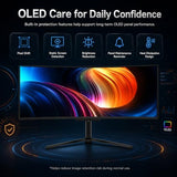 Deco Gear OLED 49 Inch Curved Monitor, 5K2K 5120×1440 Ultrawide Dual QHD