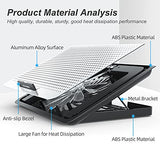 Laptop Cooling Pad, Laptop Cooler Stand with 7 Height Adjustable