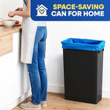 PRINCE 23 Gallon Slim Trash Can Kitchen, Commercial Tall Trash Bin Narrow