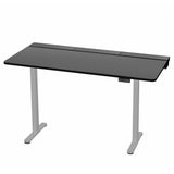 VIVO Electric 60 x 30 inch Standing Desk with Concealed Cable Trays and Full-Size Mouse Pad