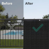 Fence Privacy Screen Outdoor Mesh Fencing Covers Screen Fence Wind Block with Grommets for Patio Garden