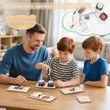 DIY Bluetooth Speaker Kit for Kids 8-12 - STEM Project with LED