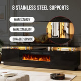 90" TV Stand for Living Room, Large Entertainment Center & Media Console
