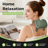 altoance 2026 Upgrade Edition 4D Neck and Shoulder Heat Massager, Wireless Portable Neck Massager, Relieves Muscle Pain, Simulates Deep Tissue Massage of Human Hand, Ideal Gift.（Emerald Green）