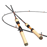 TEDILUVI Bait System Spinning Casting Fishing Rod Carbon Fiber 2 Pieces 1.53-1.8m 1-8g for