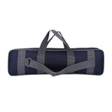 Portable Waterproof Fishing Rod Case Carrier with Reel Storage - Travel Tackle Bag Backpack with Adjustable Strap