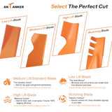 Antanker 187256 Mower Blade Compatible with Craftsman AYP 54 inch Deck Replace for Husqvarna 187256 532187256 187254 532187254, Z254F RZ54i RZ5424 YTH2454 GTH264T RZ5426, Medium Lift, 3 Pack