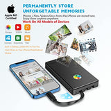 App-le Certified, 2TB External Hard Drive,for iPhone iPad Android Phones,MacBook,Computer to Backup Docs| Photos