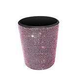 ihreesy Bling Car Garbage Trash Can,Glitter Diamond Trash Container