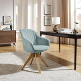 Art Leon Desk Chair No Wheels - Mid Century Modern Office Chair