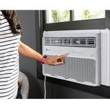 GE PROFILE PWDV08WWF Inverter Window Air Conditioner Unit 8,000 Energy Efficient AC Cooling up to 350 sq ft, White