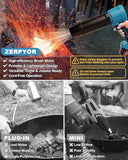 Cordless Leaf Blower, 24V Electric Handheld Leaf Blower with Battery and Charger, Lightweight Powered Blowers for Lawn Care,Yard, Blowing Leaves, Dust, Snow (2, Battery)