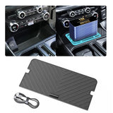 【2025 Upgraded Version】Center Console Compartment Cover for Ford F150 Accessories 2021-2024 2025/Lightning XLT PRO 2022-2025.【One-Piece Molding, No Adhesive Peeling + Optimized Size for Better Fit.】