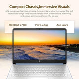 HP Stream 14" HD Student&Business Laptop with AI Copilot, Intel Processor N150