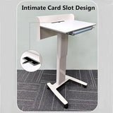 Lecterns Podium Mobile Laptop Lectern Podium Stand, Height Adjustable Podium Pulpits