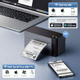 Label Printer, [Upgraded] 300DPI Shipping Thermal Labels Printer for Shipping Packages, 4x6 Label Printers Compatible with iOS