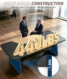 8FT Conference Table for 8-10 People, 94.5" Large Meeting Room Table with Built-in Power Outlets & Cable Grommets