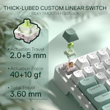 K719 Wireless Gasket Gaming Keyboard w/Hype Screen & Knob, 95 Keys Mechanical Keyboard