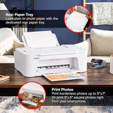 Wireless All-in-One Printer for Basic Home Printing, White