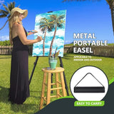 Easel Stand for Sign, Hemndic 66" Easels Stand for Painting Heavy Duty