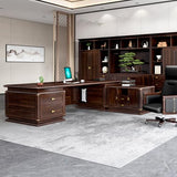 LSIGHTUS L Shaped Executive Office Desk