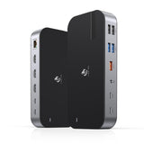 Laptop Docking Station,16 in 1 USB C Docking Triple Monitor,USB C Dock Station with 3 HDMI,PD 100W