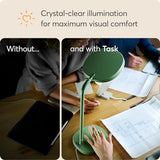 Lumie Task - 10,000 Lux Adjustable Bright Light Therapy Desk Lamp for Mood and Energy Boost and Winter Blues Relief