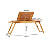 DDYYDS Laptop Lap Desk, Bed Tray of Sturdy with Storage Net, Surface Holder, Adjustable