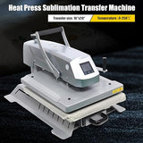 Professional Swing Away Digital T-Shirt Heat Press Sublimation Clamshell Base Smart Transfer Machine for T Shirts