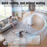 AKIRES 14000 BTU Portable Air Conditioners,3-IN-1 Portable AC Unit With Fan & Dehumidifier,Remote Control,24H Timer,Sleep Modes,Cools Room Up To 700 sq.ft