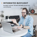 Bluetooth Headset for PC, Wireless Computer Headphone with AI-Powered Environmental Noise Cancelling