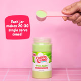 Cotton Candy Express Floss Sugar Variety Pack with 3 - 11oz Plastic Jars of Cherry, Blue Raspberry & Grape Flossing Sugars Plus 50 Paper Cotton Candy Cones Cotton Candy Express