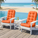 COOS BAY High Back Adirondack Chair Cushions for Outdoor Furniture
